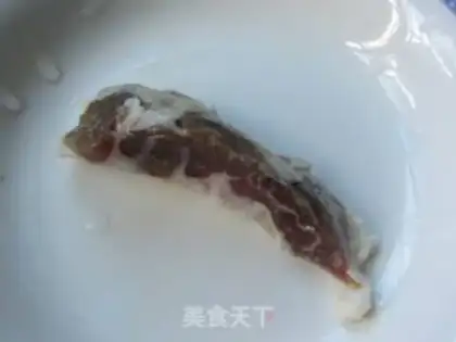 Make Mint meat soup step 1
