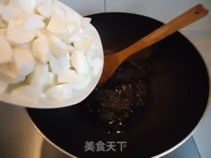 Make Oily steamed rice bamboo step 3