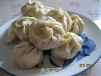 Make Vegetarian steamed buns step 8