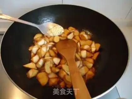 Make Oily steamed rice bamboo step 7