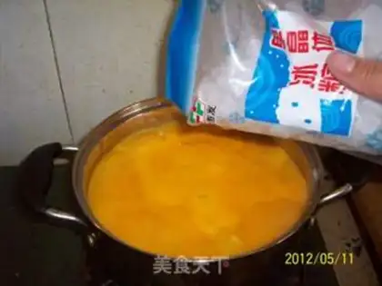 Make Korean pumpkin porridge step 6