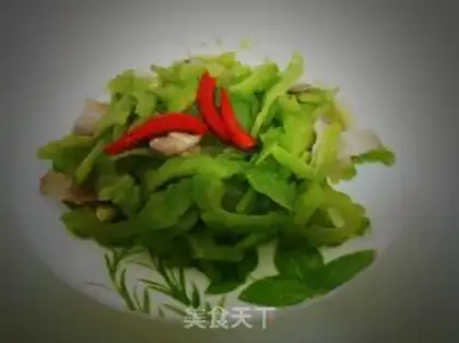 Make Balsam pear slices step 6