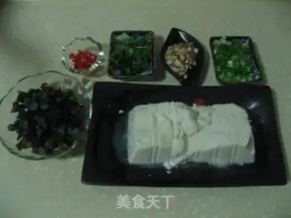 Make Songhua tofu step 3