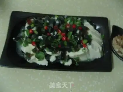 Make Songhua tofu step 4