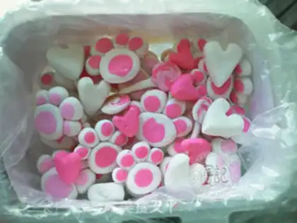 Make Cat claw glutinous rice balls step 6