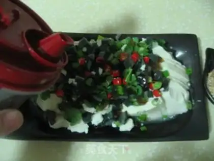 Make Songhua tofu step 5