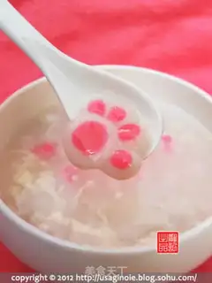 Make Cat claw glutinous rice balls step 8