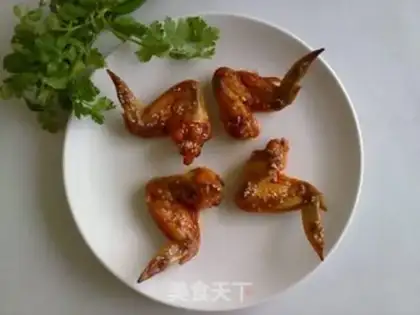 Make Roasted chicken wings with honey sauce step 4