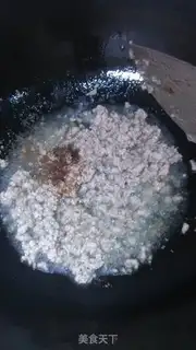 Make Minced pork and vegetable step 4
