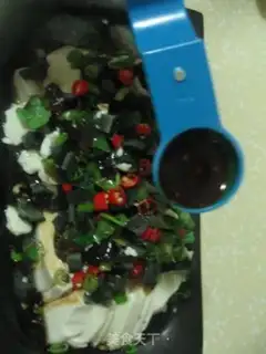 Make Songhua tofu step 7
