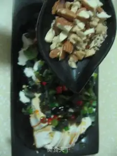 Make Songhua tofu step 8