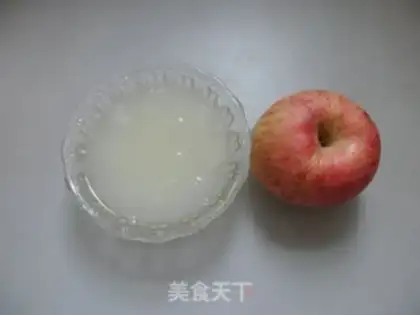 Make apple rice paste step 0