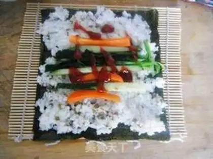 Make sushi step 3