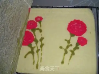 Make Carnation cake roll step 15