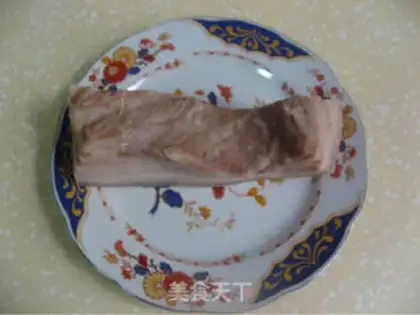 Make braised pork with plum vegetables step 5