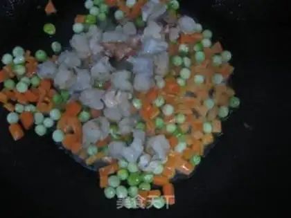 Make crab porridge step 1