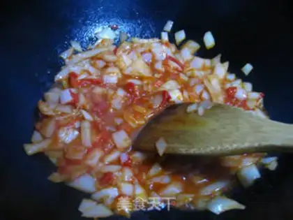 Make Japanese tofu in tomato sauce step 7