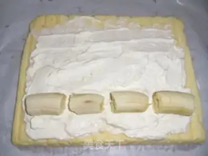 Make Carnation cake roll step 17
