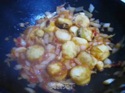 Make Japanese tofu in tomato sauce step 8