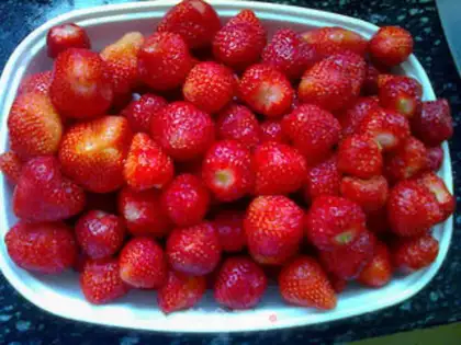Make strawberry jam step 2