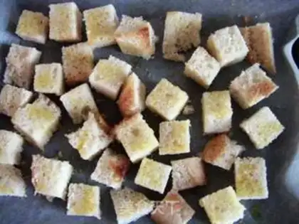 Make bread salad step 1