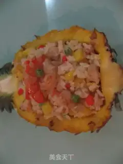 Make Pineapple shrimp fried rice step 8