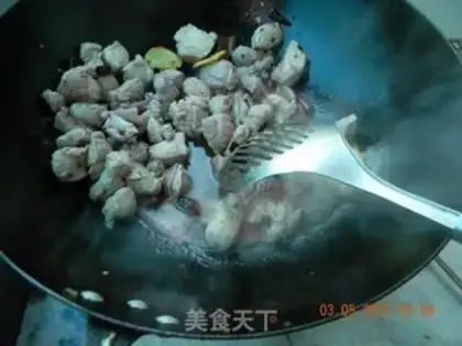 Make braised mutton step 2