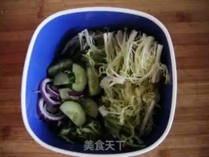 Make bread salad step 2