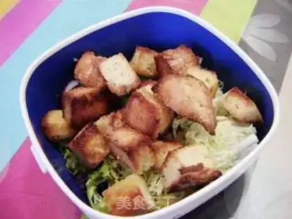 Make bread salad step 3