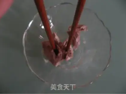 Make congee with pork and century step 12