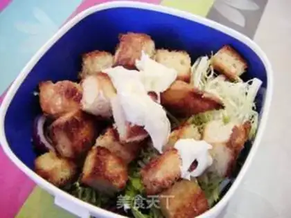 Make bread salad step 5