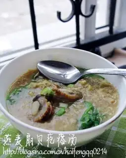 Make Oat scallop pimples soup step 12