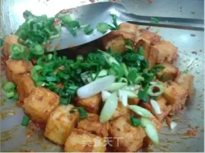 Make stir-fried tofu with kimchi sauce step 7