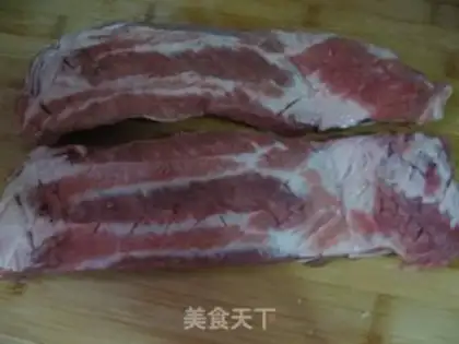 Make Grilled pork ribs with honey sauce step 0