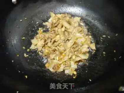 Make stir-fried pork with bracken step 4