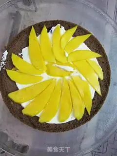 Make Chocolate decorated cake step 14