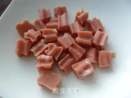 Make assorted diced lotus root step 2