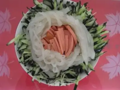Make mixed with cucumber step 2