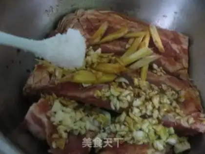 Make Grilled pork ribs with honey sauce step 3