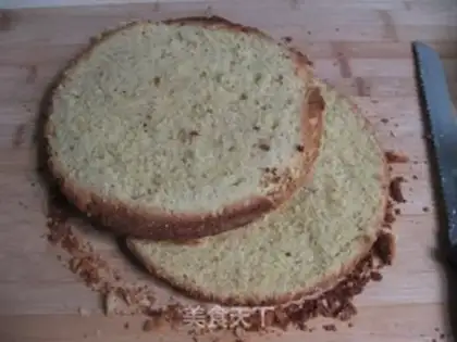 Make Peanut cream cake step 28