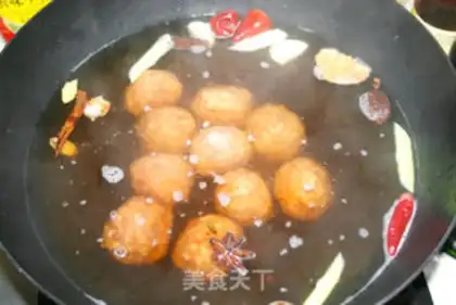 Make Nuoxiang Sixi Meatballs step 9
