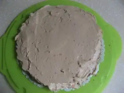 Make Peanut cream cake step 31