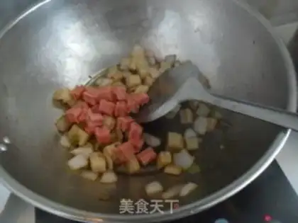 Make assorted diced lotus root step 8