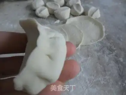 Make Dumplings stuffed with carrot and fungus step 9