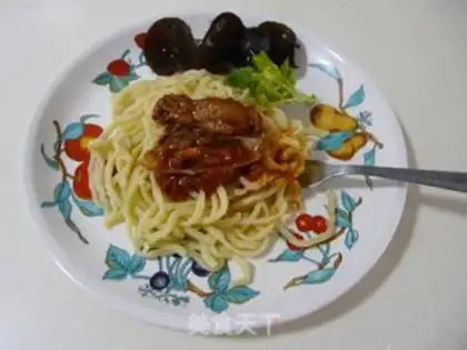 Make Hand-rolled noodles with tomato and egg step 16