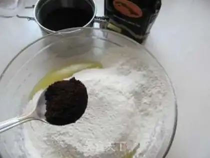 Make Coffee Black Sesame Crispy Ball step 2