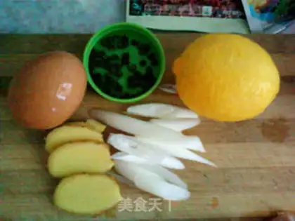 Make Roast chicken rice flower step 1
