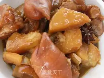 Make Braised egg with pork knuckle step 9