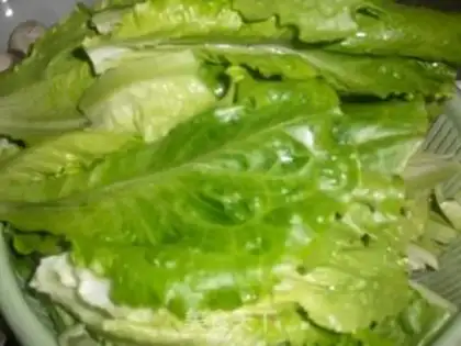 Make Garlic lettuce step 0