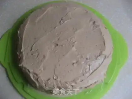 Make Peanut cream cake step 33